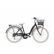 CICLO 26 CITY DONNA TELAIO 42 ACCIAIO 6 VELOCITA' *NERO OPACO* CON CESTNO IN TINTA - ADRIATICA Panda 26