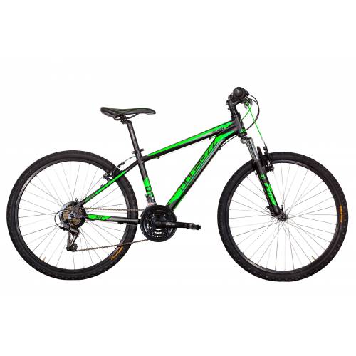 CICLO 26 MTB UOMO TELAIO 38 ALLUMINIO 21 VELOCITA' FORCELLA AMMORTIZZATA *NERO ROSSO* - DOUBLEZZ "Boxer"
