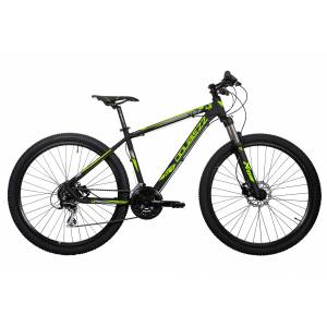 CICLO 27,5 MTB UOMO TELAIO 52/XL ALLUMINIO 21 VELOCITA'  FRENI A DISCO MECCANICI FORCELLA AMMORTIZZATA *NEROGIALLO" - DOUBLEZZ