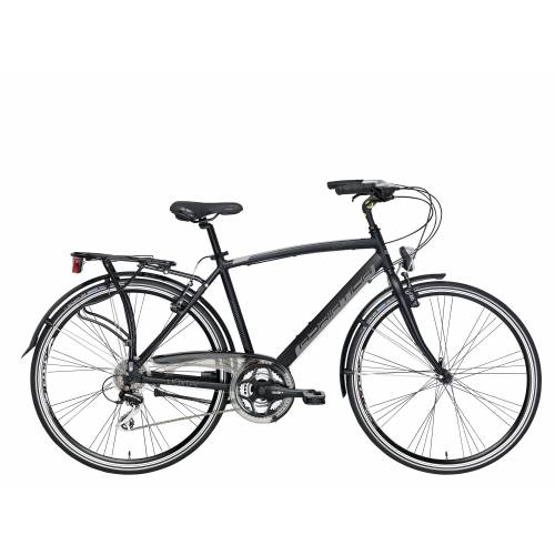 CICLO 28 CITY UOMO TELAIO 45 ALLUMINIO 21 VELOCITA' *NERO OPACO* - ADRIATICA Boxter HP Man