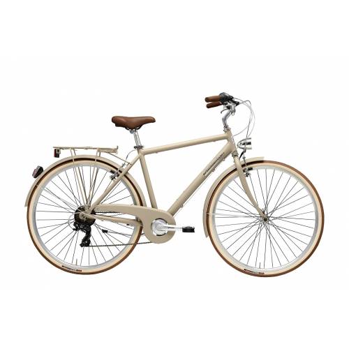 CICLO 28 CITY UOMO TELAIO 55 ALLUMINIO 6 VELOCITA'  *NOCCIOLA OPACO* - ADRIATICA Sity Retro'