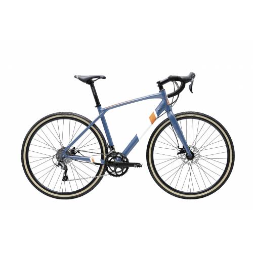 CICLO 29 GRAVEL UOMO TELAIO ALLUMINIO 53 Tg.XL 20 VELOCITA'  FRENI A DISCO MECCANICI *BLU ARANCIO OPACO" - ADRIATICA Vanir