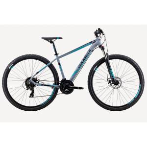CICLO 29 MTB UOMO TELAIO 44/M ALLUMINIO 21 VELOCITA' FRENI A DISCO IDRAULICI FORCELLA AMMORTIZZATA *GRIGIO VERDE* - DOUBLEZZ Ha