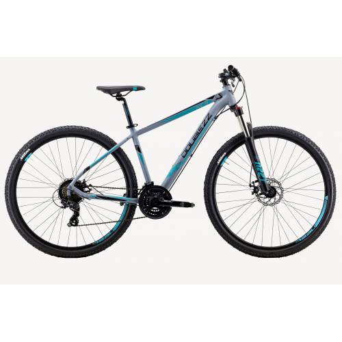CICLO 29 MTB UOMO TELAIO 44/M ALLUMINIO 21 VELOCITA' FRENI A DISCO IDRAULICI FORCELLA AMMORTIZZATA *GRIGIO VERDE* - DOUBLEZZ Ha