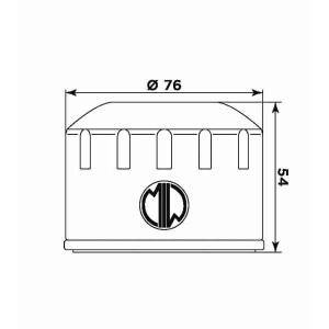 FILTRO OLIO MEIWA B9001