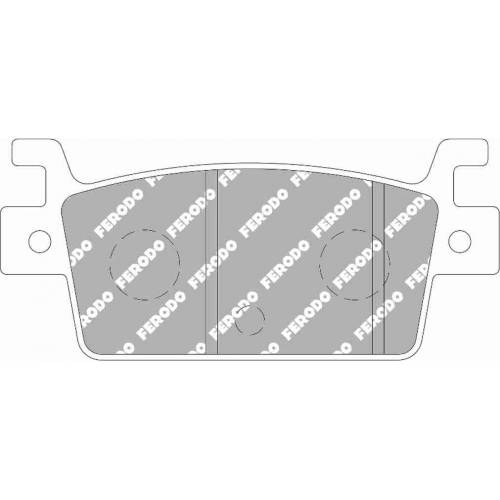 COPPIA PASTIGLIE FRENO FERODO FDB2304EF