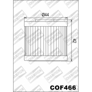 FILTRO OLIO CHAMPION COF466