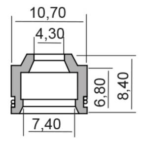 PARAOLIO VALVOLA PEUGEOT 50/125 TWEET